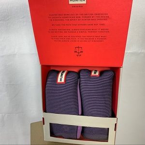 Hunter Original  Rain Boot Women Socks NEW Size L